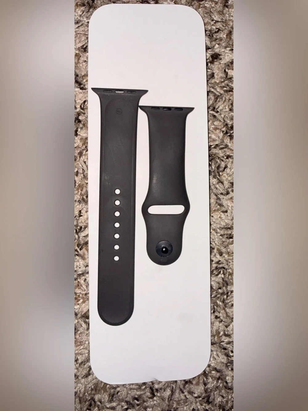 Apple Black Sport Band for Apple Watch - Men’s Silicone Strap